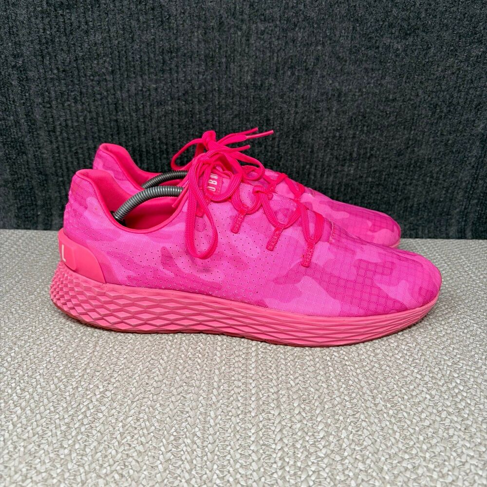 NOBULL Allday Ripstop Runner Neon Pink Camo Athletic Training Shoes Men’s 12.5